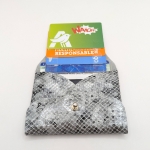 Porte-cartes Argent imitation serpent