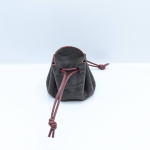 Petite bourse Marron foncé Motif léopard