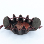 Petite bourse Marron foncé Motif léopard