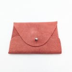 Porte-cartes Rouge velours pailleté doré