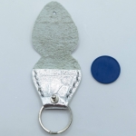 Étui à médiator Argent imitation crocodile