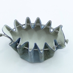 Grande bourse Bleu clair nuancé gris