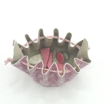 Grande bourse Rose pâle Motif petites fleurs