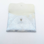 Porte-cartes Argenté bleu