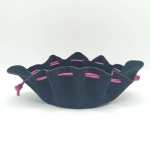 Petite bourse Bordeaux Pailleté rose