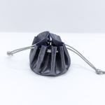 Petite bourse Bleu nuit Motif bulles