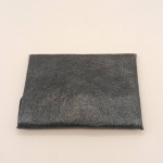 Porte-cartes Noir brut effet velours