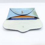 Porte-cartes Bleu gris