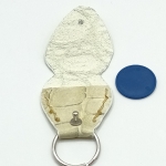 Étui à médiator Beige imitation crocodile