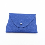 Porte-cartes Bleu roi grainé