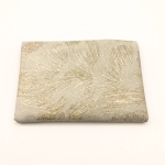 Porte-cartes Beige imitation léopard doré