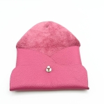 Porte-cartes framboise grainé