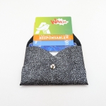 Porte-cartes Noir effet petite mosaïque