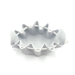 Petite bourse Gris moucheté blanc