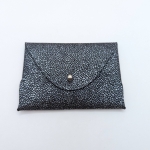 Porte-cartes Noir effet petite mosaïque