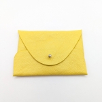 Porte-cartes Jaune grainé