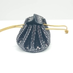 Petite bourse Noir A grosses paillettes