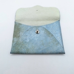 Porte-cartes Bleu gris