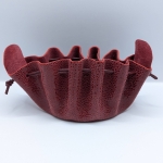 Grande bourse Rouge bordeaux Imitation galuchat