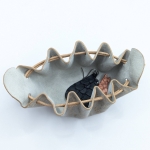 Petite bourse Beige Motif léopard doré