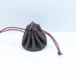 Petite bourse Marron foncé Motif léopard