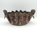 Grande bourse Bronze A gros motifs vintage