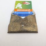 Porte-cartes Bronze pailleté