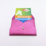 Porte-cartes Rose pailleté