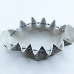 Grande bourse Gris clair Effet serpent