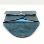 Porte-cartes Noir brut effet velours