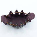 Petite bourse Noir argenté Pailleté