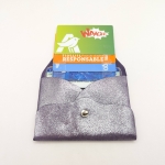 Porte-cartes Violet pailleté