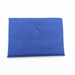 Porte-cartes Bleu roi grainé