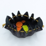 Grande bourse Noir Effet mosaïque