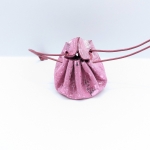 Petite bourse Rose barbie Métallisé