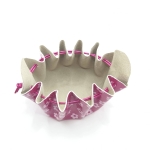 Grande bourse Rose foncé Motif petites fleurs