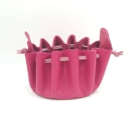 Grande bourse Rose foncé Grainé