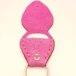 Étui à médiator Rose pailleté