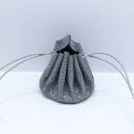 Grande bourse Argenté Pailleté