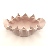 Grande bourse Rose clair Effet dentelle