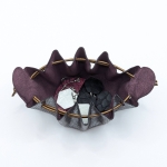 Petite bourse Noir argenté Pailleté