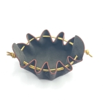 Petite bourse Marron foncé Motif léopard