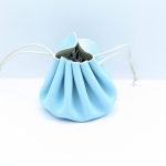 Grande bourse Bleu clair Grainé