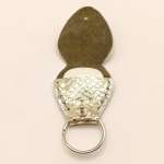 Étui à médiator Argenté doré imitation serpent