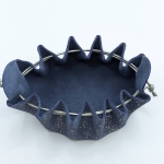 Grande bourse Bleu gris Pailleté