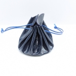 Grande bourse Bleu foncé Vernis