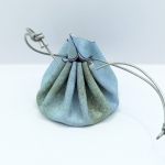 Grande bourse Bleu clair nuancé gris