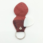 Étui à médiator Rouge foncé à points noir