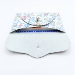 Porte-cartes Blanc à fleurs style gaudì